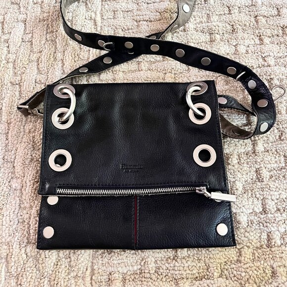 Hammitt Montana Reversible Crossbody in Black/Pewter - Picture 3 of 9